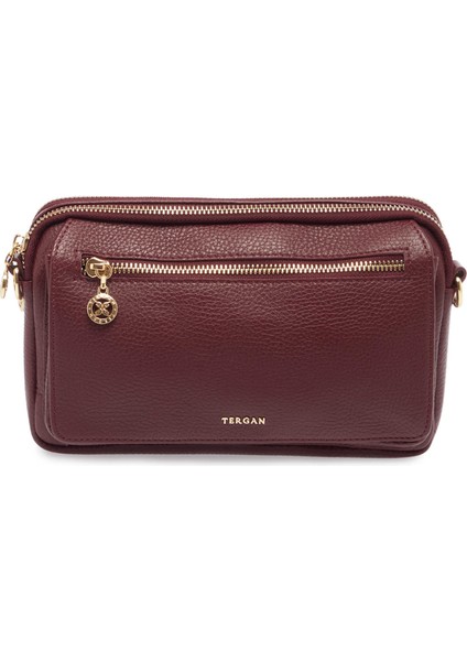 Bordo Hakiki Deri Kadın El Çantası - S25Y1BC79999-M71