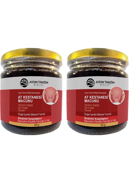 Atkestanesi Macunu: 2 Adet Aydın Tanzim Birliğinden 240 gr Macun