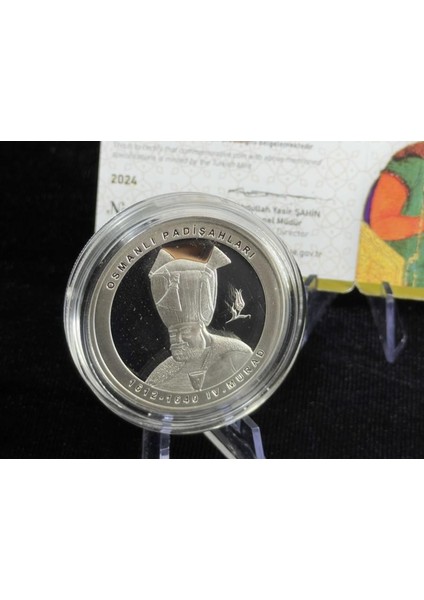 Iv. Murad – Osmanlı Padişahları Serisi No:17 Gümüş Hatıra Sikkesi (925 Ayar, Proof) fiyatları