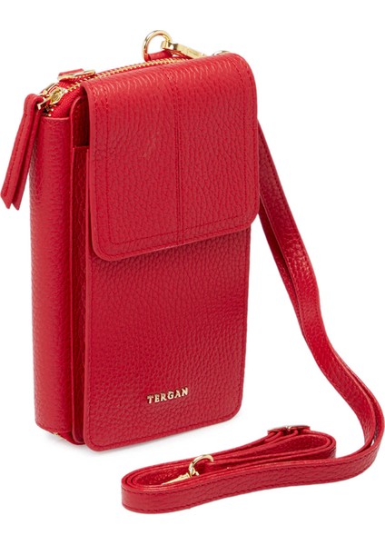 Kırmızı Hakiki Deri Kadın Omuz Çantası - S25Y1BC80438-B68 indirimleri