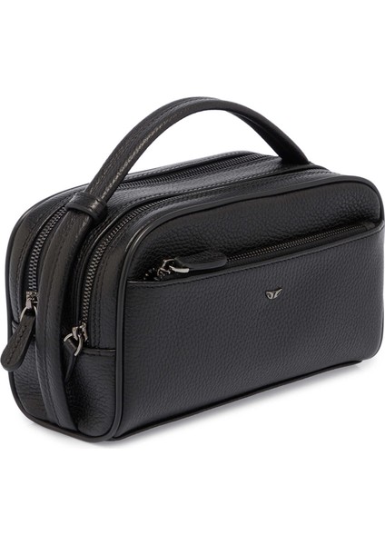 Siyah Hakiki Deri Erkek Portföy Çantası - S1PC00021510-A41