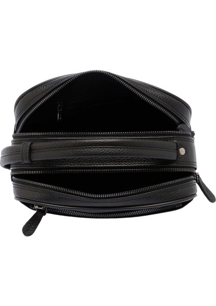 Siyah Hakiki Deri Erkek Portföy Çantası - S1PC00021510-A41