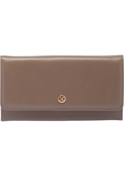 Bej Hakiki Deri Kadın Cüzdan - S1CB00005584-J38