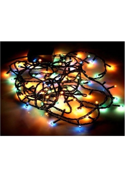 10MT Mavi 100 LED Fişli Ağaç Dekorasyonlu Yılbaşı ve Parti Işıklandırması fiyatları