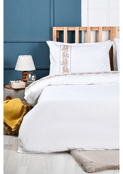 Almira Nakışlı %100 Pamuk Nevresim Takımı modelleri