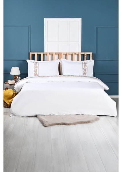 Almira Nakışlı %100 Pamuk Nevresim Takımı fırsatları