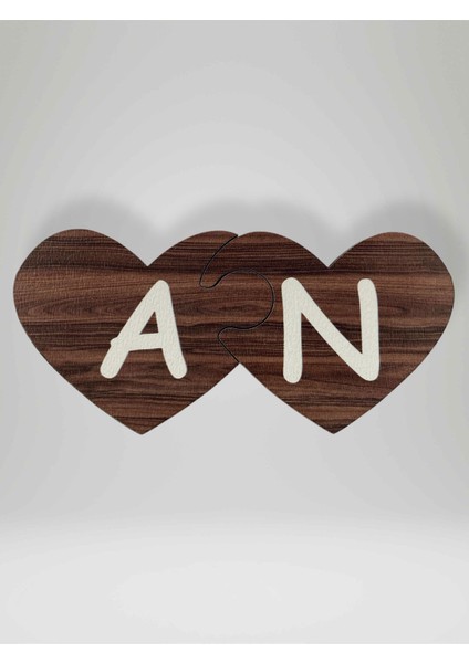 N Harfi (Sağ Parça) – Ahşap Puzzle Kalp Harf Magnet – Buzdolabı Süsü – Ikili Uyumlu (KOD:1022) modelleri