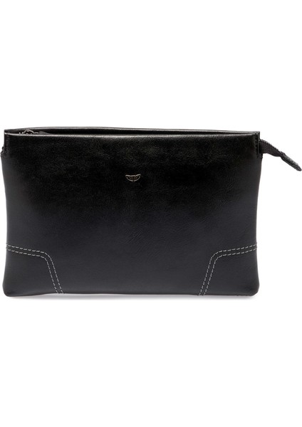 Siyah Hakiki Deri Erkek Portföy Çantası - S1PC00021515-B06 indirimleri