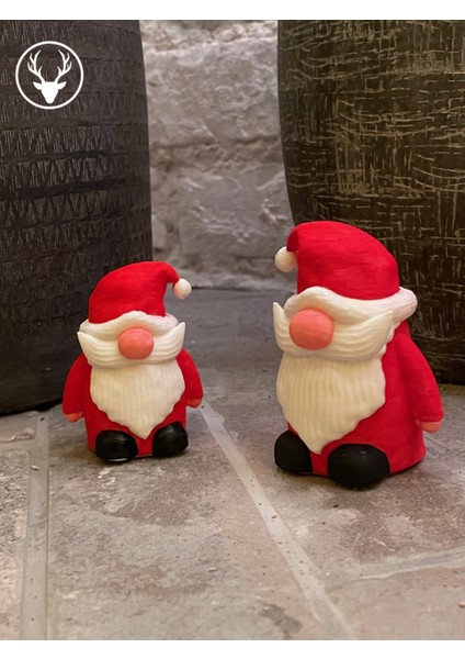 Renkli Yılbaşı Sevimli Gnome Figür Dekoratif Süs, Neşeli ve Şık Tasarım