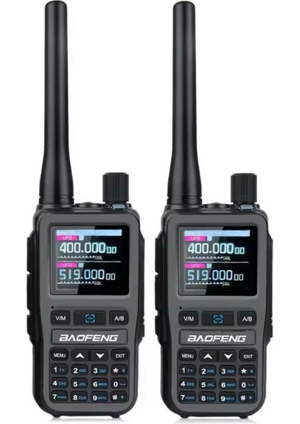 UV5R Mini El Telsizi Gri 2li