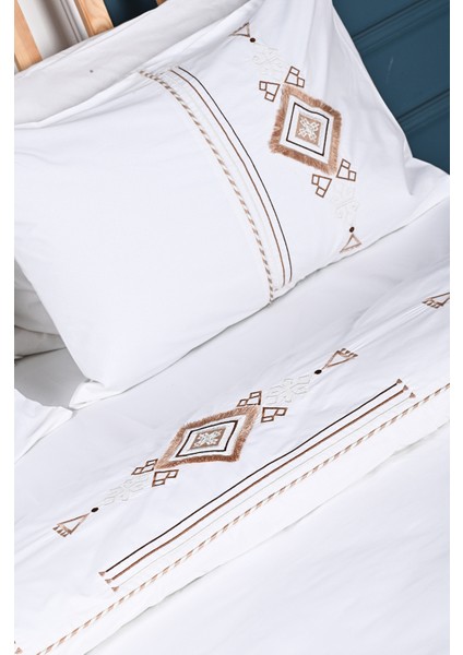 Aysima Nakışlı %100 Pamuk Nevresim Takımı modelleri