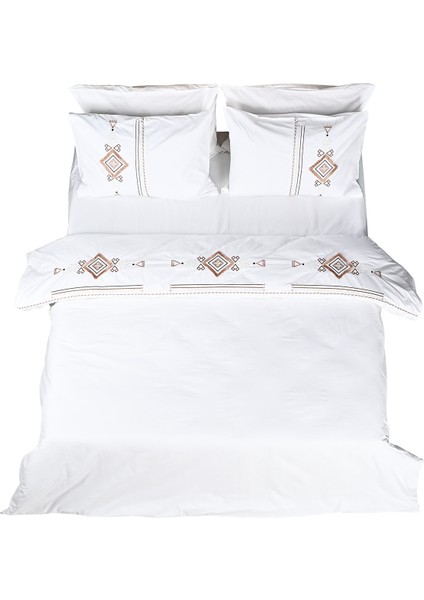 Aysima Nakışlı %100 Pamuk Nevresim Takımı