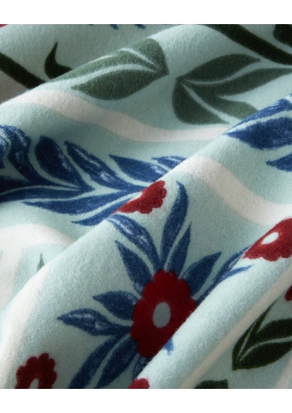 Winter Patch Flanel Tek Kişilik Nevresim Takımı 160X220 cm Açık Yeşil indirimleri