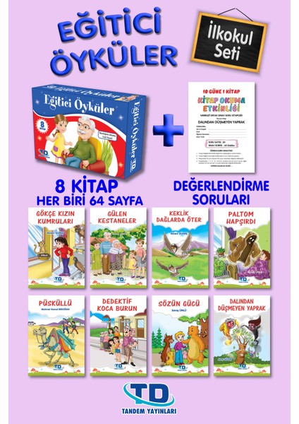 Eğitici Öyküler (8 Kitap Takım Kutulu) fiyatları
