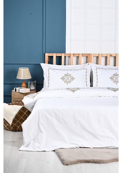 Flora Nakışlı %100 Pamuk Nevresim Takımı indirimleri