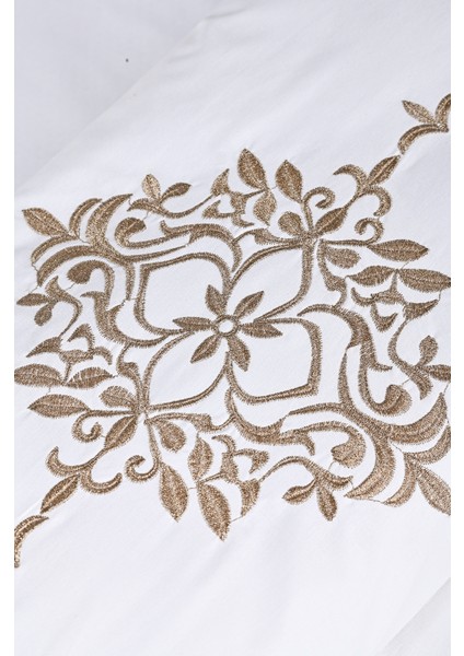 Flora Nakışlı %100 Pamuk Nevresim Takımı