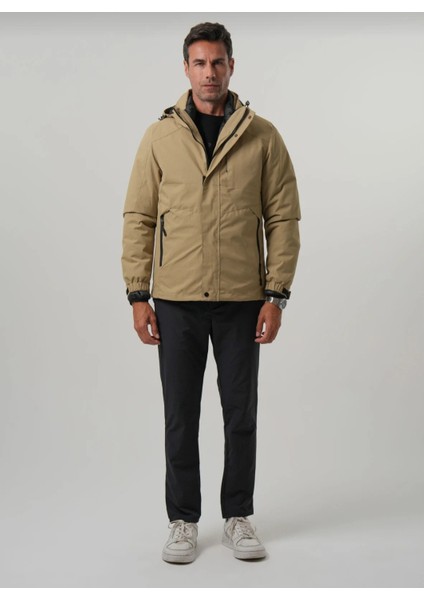 Erkek Su Itici Yağmurluk, Şişme Mont, Kalın Kaban Üçlü Set Üst Kalite Mont indirimleri