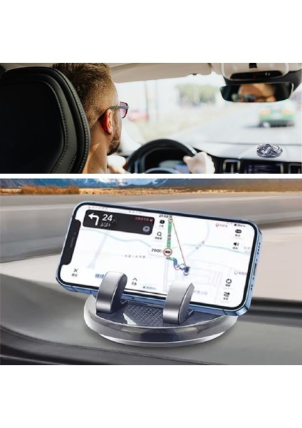 BUFFER® Numaratörlü Güçlü Yapışkanlı 360 Derece Dönebilen Su Geçirmez Araç İçi Telefon Tutucu Plastik Aparat fırsatları