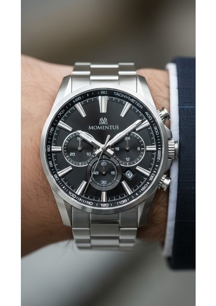 Gümüş Çelik Kordon Erkek Kol Saati SC370S-04SS