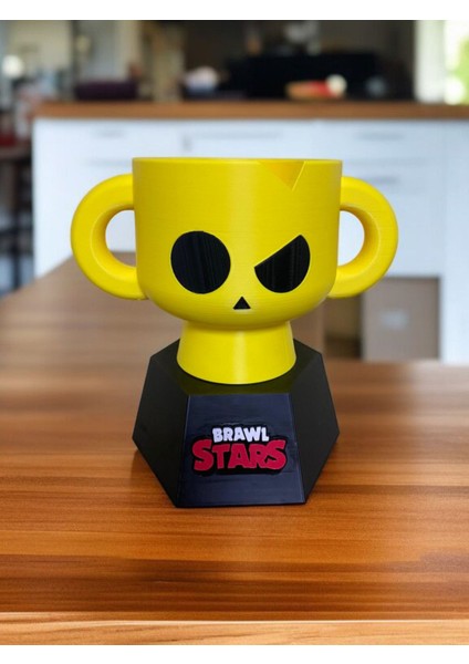 Brawl Stars Temalı Kupa Figürü - Oyuncu Odası ve Masaüstü Dekorasyon Objesi modelleri