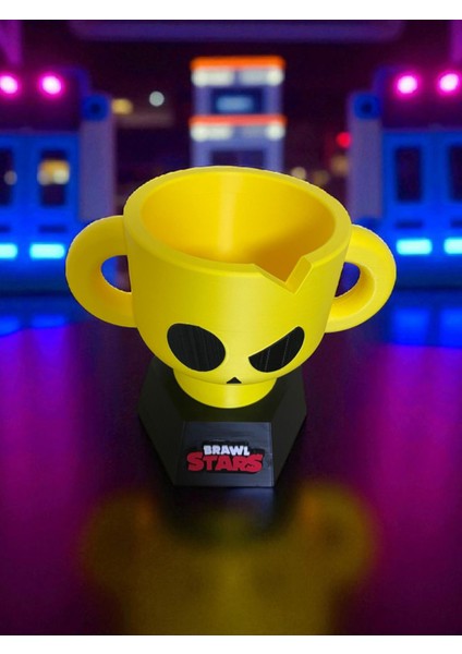 Brawl Stars Temalı Kupa Figürü - Oyuncu Odası ve Masaüstü Dekorasyon Objesi fırsatları