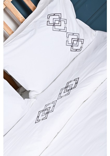 Destina Nakışlı %100 Pamuk Nevresim Takımı modelleri