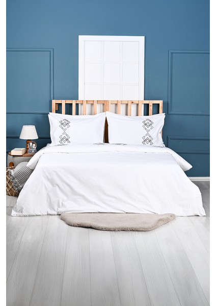 Destina Nakışlı %100 Pamuk Nevresim Takımı fırsatları