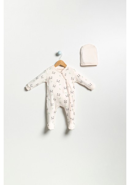 Organik Panda Bebek Tulum