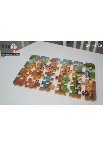 24 Parça Tak Çıkar Eva Yapboz, Masal Kahramanları indirimleri