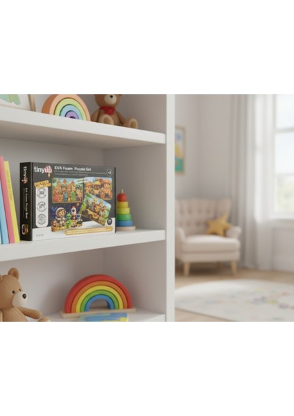 24 Parça Tak Çıkar Eva Yapboz, Inşaat