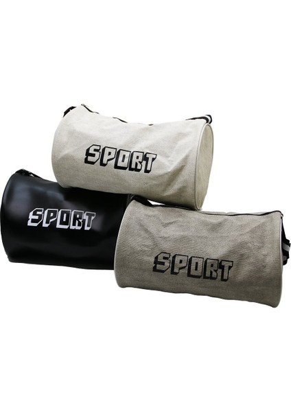 Hesaplı Deri Silindir Seyahat Çanta (5314)