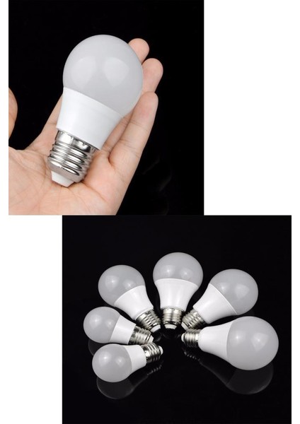 6W E27 Mini Top LED Ampul Beyaz - 6500K (3 Adet) fiyatları