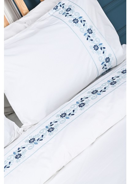 Almira Nakışlı %100 Pamuk Nevresim Takımı modelleri