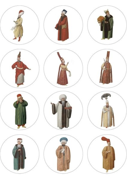 Osmanlılar Sticker Seti (12'li)