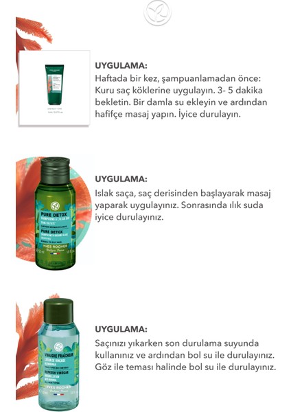 Arındırıcı Detoks Etkili Saç Bakım Seyahat Boyu Tanışma Seti modelleri