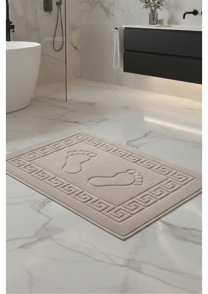 3'lü Ayak Izli Bukle Ayak Havlusu Seti 250 Gram - Paspas Banyo Seti (3 Adet) fiyatları