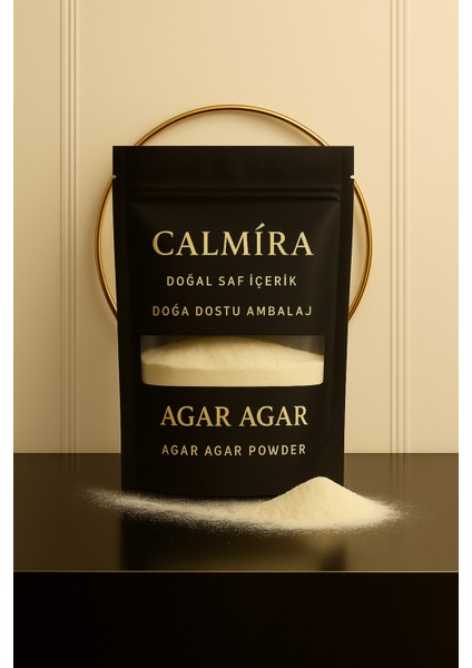 Agar Agar (900 Blom) 85GR Su Yosunu Özütü (Bitkisel Jelatin)