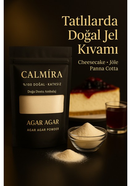 Agar Agar (900 Blom) 85GR Su Yosunu Özütü (Bitkisel Jelatin) fiyatları