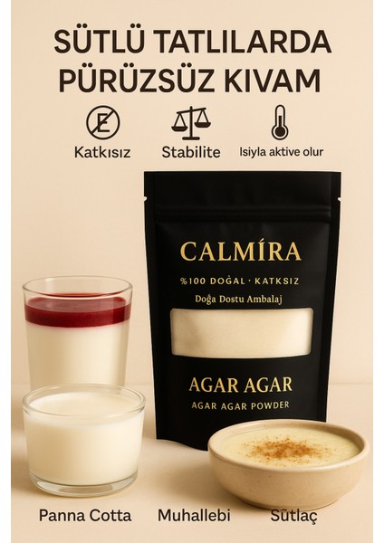 Agar Agar (900 Blom) 85GR Su Yosunu Özütü (Bitkisel Jelatin) modelleri