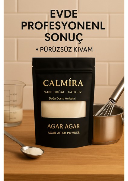 Agar Agar (900 Blom) 85GR Su Yosunu Özütü (Bitkisel Jelatin) indirimleri