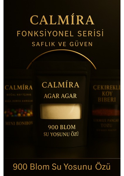 Agar Agar (900 Blom) 85GR Su Yosunu Özütü (Bitkisel Jelatin)