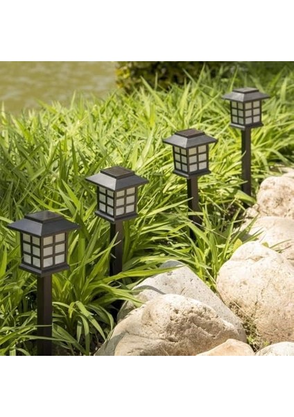 4 Adet Solar Güneş Enerjili, Dış Mekan, Bahçe Aydınlatması, Sevgililer Günü, Peyzaj, Bahçe,, Çit, Balkon Dekorasyonu, Ağaç Için, Su Geçirmez, Fener, Süs, Lamba, Beyaz LED Işık fiyatları