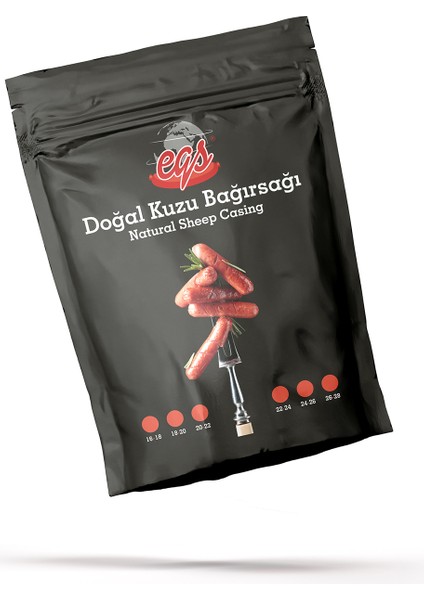 Doğal Kuzu Bağırsağı 26/28 mm 90 Metre Sosis Yapımı Için (29 kg Et Kapasitesi) modelleri