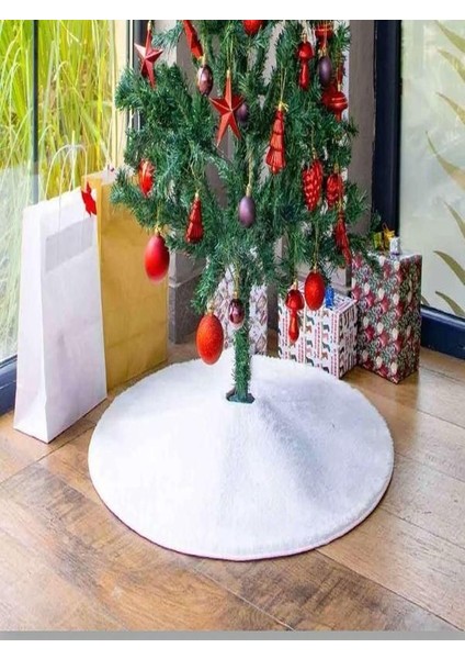 Noel Ağacı Eteği – Peluş Yılbaşı Dekor Örtüsü