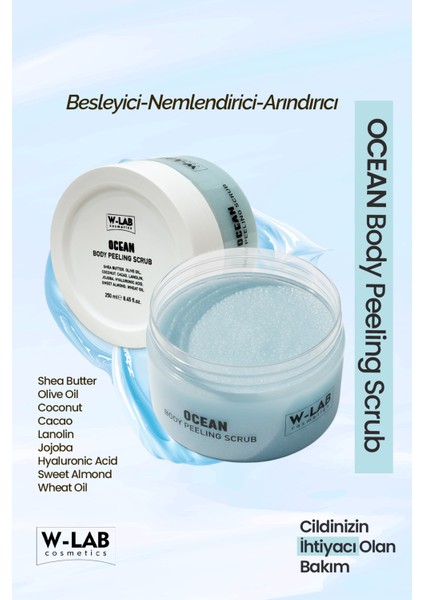 Kozmetik Ocean Body Peeling Scrub 250 ml