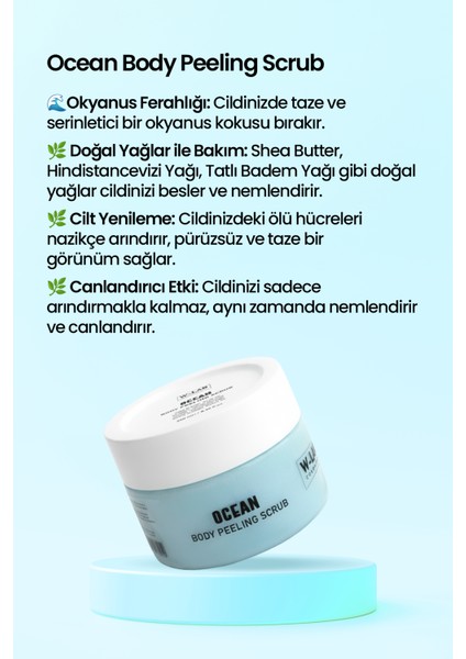 Kozmetik Ocean Body Peeling Scrub 250 ml modelleri