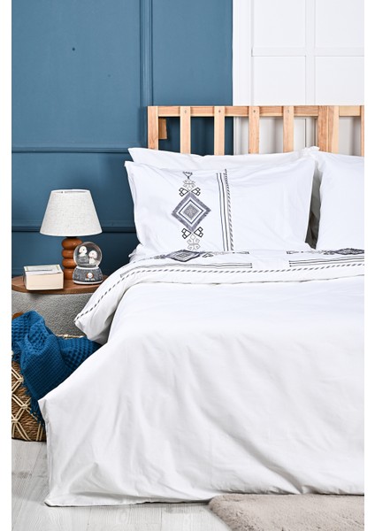 Aysima Nakışlı %100 Pamuk Nevresim Takımı fiyatları