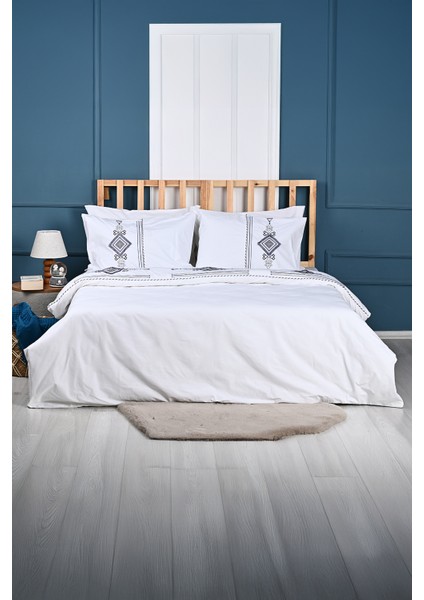 Aysima Nakışlı %100 Pamuk Nevresim Takımı