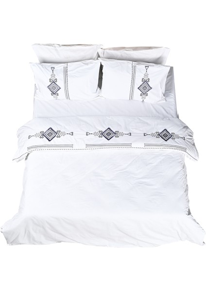 Aysima Nakışlı %100 Pamuk Nevresim Takımı