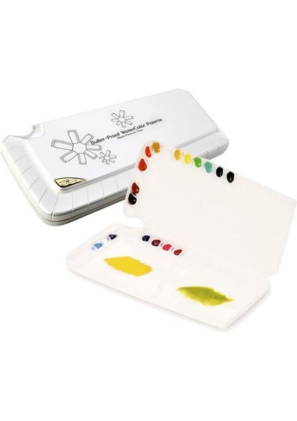 Mijello Bulletproof Glass Kapaklı Palet 38 Godeli fiyatları